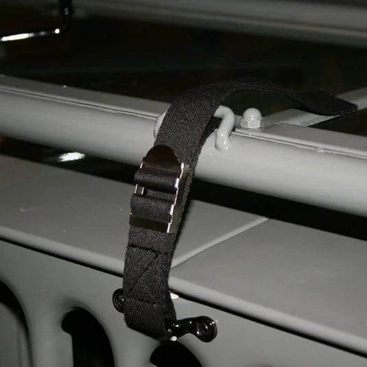 OMIX 11825.20 Windshield Tie Down Strap for 46-06 Jeep CJ and Wrangler YJ & TJ