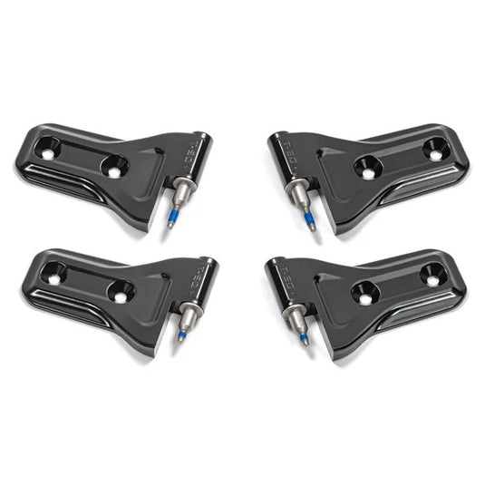 Quadratec Front Door Hinge Set for 18-21 Jeep Wrangler JL 2-Door