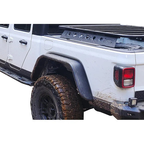 Load image into Gallery viewer, Warrior Products Rear Tube Fender Flares for 20-23 Jeep Gladiator JT
