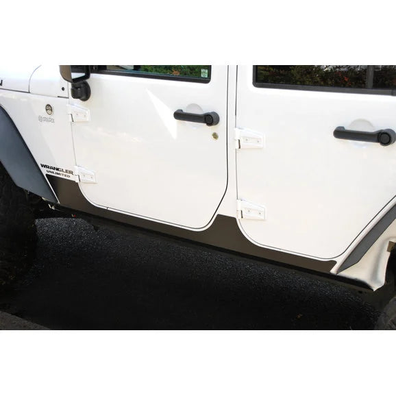 Load image into Gallery viewer, HyLine OffRoad 400.300.120 Rocker Guards for 07-18 Jeep Wrangler Unlimited JK
