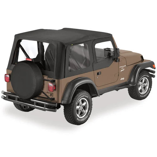 Bestop Sailcloth Replace-a-top Soft Top with Half Door Skins for 97-06 Jeep Wrangler TJ