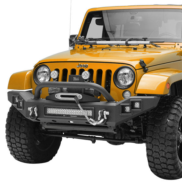 Load image into Gallery viewer, Paramount Automotive 51-8062 Full Width LED Light Style Front Bumper for 18-22 Jeep Wrangler JL &amp; Gladiator JT
