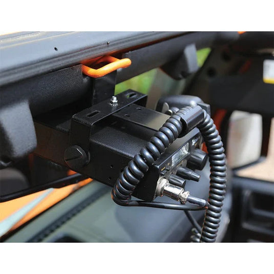 Rugged Ridge 11503.95 CB Radio Mount for 07-18 Jeep Wrangler JK