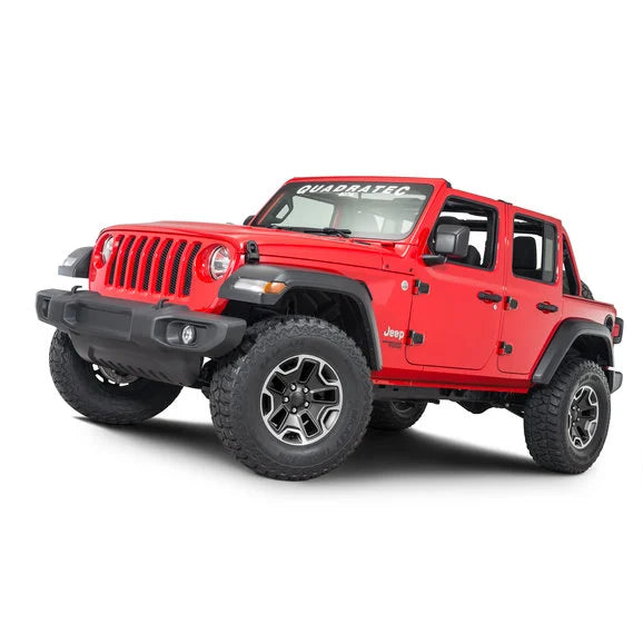 Load image into Gallery viewer, Quadratec Front &amp; Rear Door Hinges for 18-24 Jeep Wrangler JL Unlimited 4-Door
