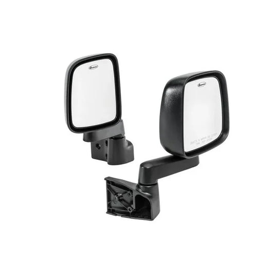 Quadratec Replacement Mirrors & Relocation Brackets for 97-06 Jeep Wrangler TJ & Unlimited