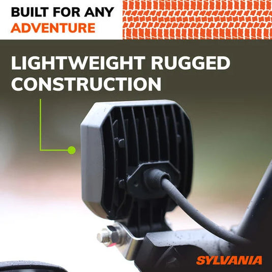 Sylvania RGCUBE3INFL.BX2 Rugged 3 Inch LED Pod Cube- Flood Light Pair