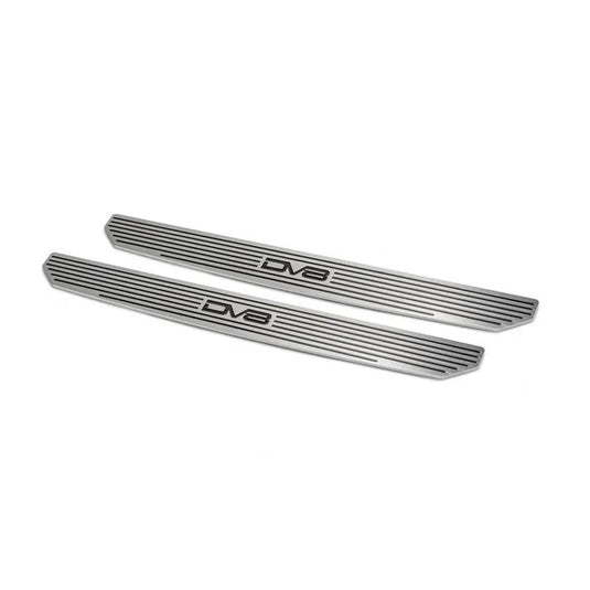 DV8 Offroad D-JL-180014-SIL2 Front Sill Plates with DV8 Logo for 18-24 Jeep Wrangler JL & Gladiator JT