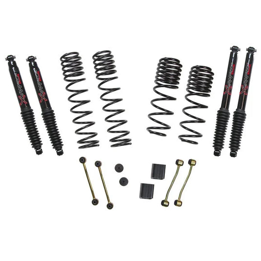 Skyjacker 2-2.5in Dual Rate Coil Suspension System with Black Max Shocks for 18-23 Jeep Wrangler JL Unlimited