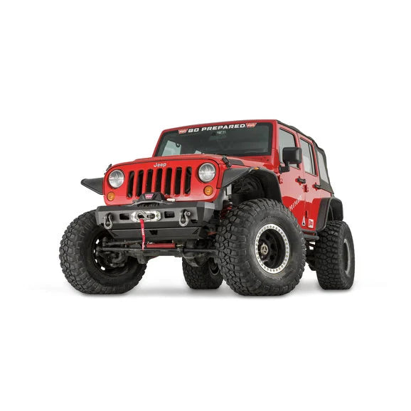 Load image into Gallery viewer, WARN 101410 Elite Series Front Stubby Bumper for 07-18 Jeep Wrangler JK
