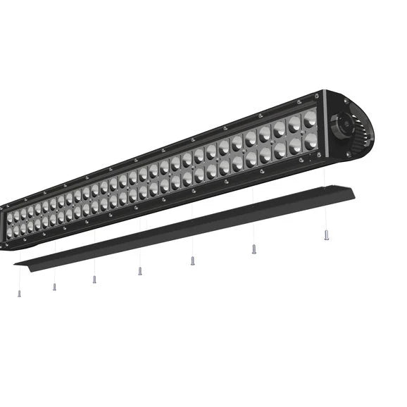 Load image into Gallery viewer, ZROADZ Noise Cancelling Wind Diffuser with 52&quot; ZROADZ or similar style Straight Double Row LED Light Bar
