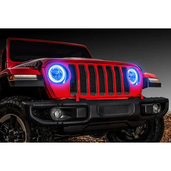 Load image into Gallery viewer, Oracle Lighting ColorSHIFT® RGB+W Headlight DRL Upgrade Kit for 18-24 Jeep Wrangler JL
