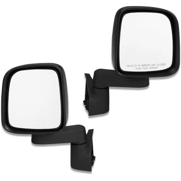 Bestop 51261-01 HighRock 4X4 03-06 Factory Styling Replacement Mirrors for 87-24 Jeep Wrangler YJ, TJ, JK, TJ, JK & JL