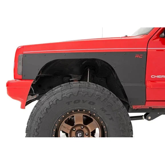 Load image into Gallery viewer, Rough Country 10577 Front Quarter Panel Armor for 84-96 Jeep Cherokee XJ
