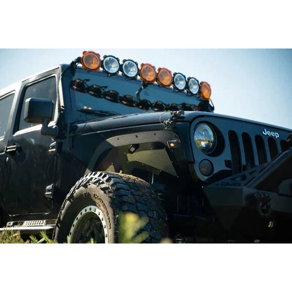 Load image into Gallery viewer, DV8 Offroad FDJK-08 Fender Flare Deletes for 07-18 Jeep Wrangler JK
