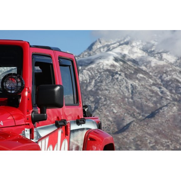 Load image into Gallery viewer, Wade Wade Automotive In-Channel Wind Deflectors for 07-18 Jeep Wrangler JK
