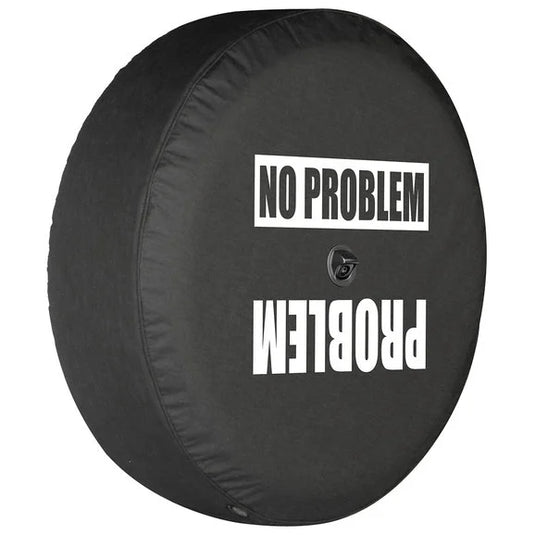 Boomerang Enterprises Problem No Problem Logo Tire Cover for 18-20 Jeep Wrangler JL