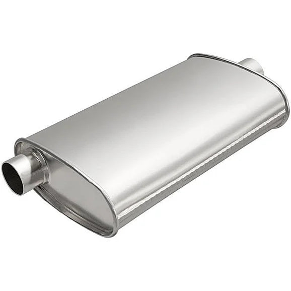 BRExhaust 100-5137 Direct-Fit Muffler for 87-92 Jeep Wrangler YJ with 2.5L and 4.0L Engines