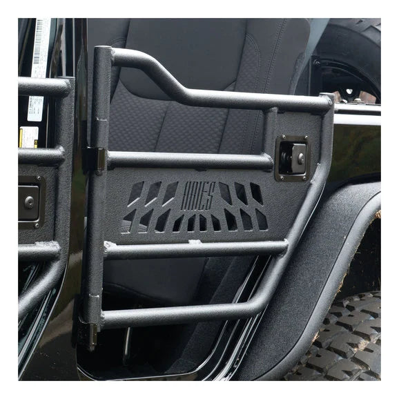 Load image into Gallery viewer, Aries 25009 Rear Tube Doors for 07-18 Jeep Wrangler Unlimited JK 4 Door
