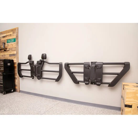 Load image into Gallery viewer, QuadraTop Wall Mount Door Hanger Bracket for 76-24 Jeep CJ, Wrangler &amp; Gladiator
