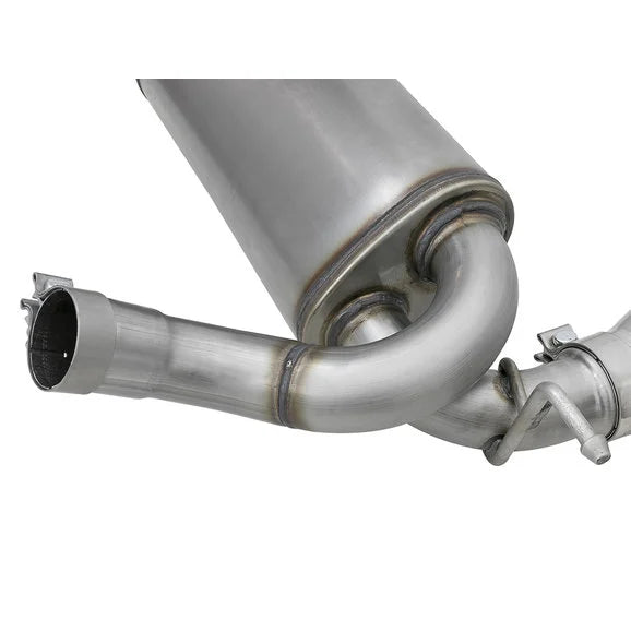 Load image into Gallery viewer, aFe Power 49-48061-P Rebel Series 2.5&quot; 409 Stainless Steel Axle-Back Exhaust System- Polished for 07-18 Jeep Wrangler JK
