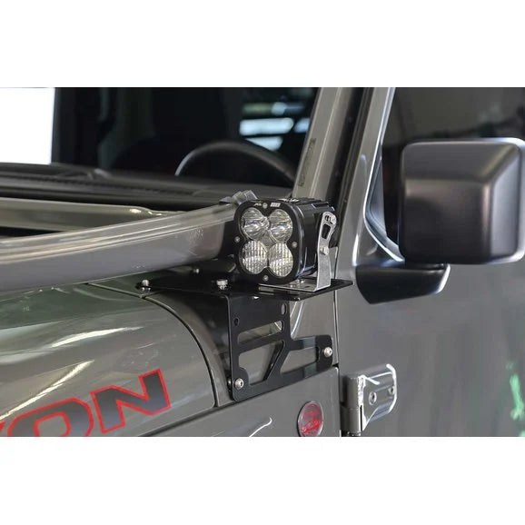 Load image into Gallery viewer, Fabtech Cowl Light Mount Brackets for 18-24 Jeep Wrangler JL &amp; Gladiator JT
