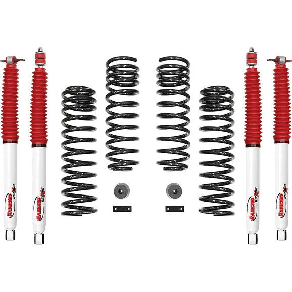 Rancho 2in Sport Suspension System with RS5000X Shocks for 07-18 Jeep Wrangler Unlimited JK