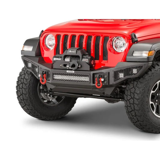 Go Rhino 331200T Rockline Winch Ready Front Bumper for 07-21 Jeep Wrangler JL, JK & Gladiator JT