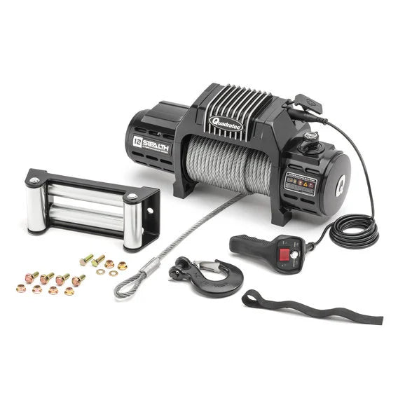 Load image into Gallery viewer, Quadratec Q-Performance Stealth Winch
