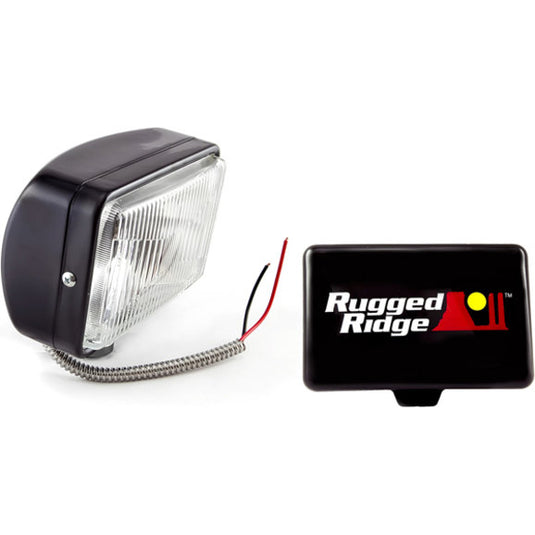 Rugged Ridge 15207.05 5X7 Off Road Driving Light in Black 100W