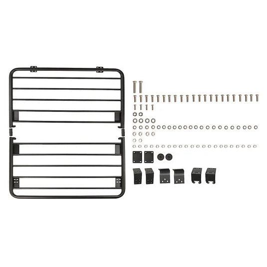 Paramount Automotive 81-10802 Flat Roof Rack for 07-18 Jeep Wrangler JK 2-Door & Unlimited JK 4-Door