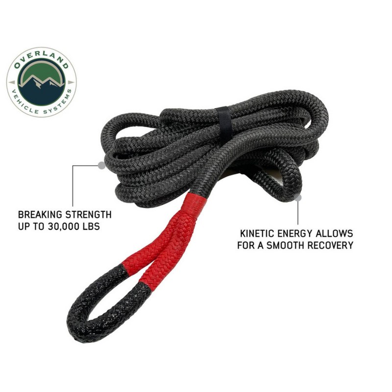 Load image into Gallery viewer, Brute Kinetic Recovery Strap 1&quot; X 30&#39; With Storage Bag - 30% Stretch
