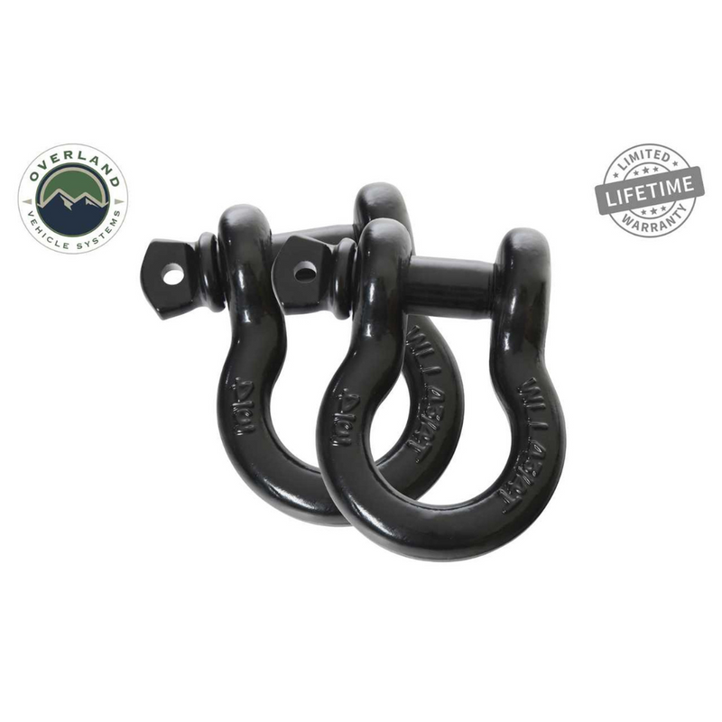 Load image into Gallery viewer, Recovery Shackle 3/4&quot; 4.75 Ton Black - Sold In Pairs
