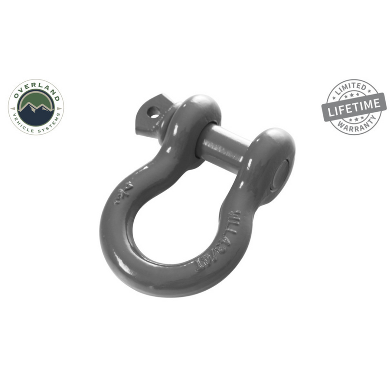 Load image into Gallery viewer, Recovery Shackle 3/4&quot; 4.75 Ton - Gray - Sold In Pairs
