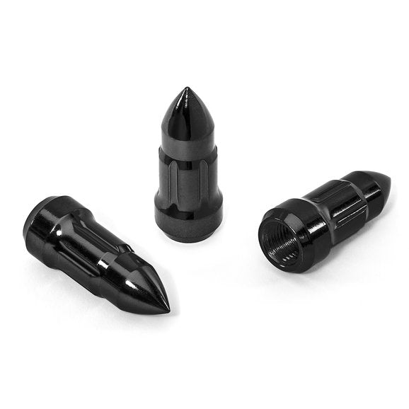 Load image into Gallery viewer, Rugged Ridge 16715.25 Bullet Style Lug Nut Kit in Black for 87-18 Jeep Vehicles
