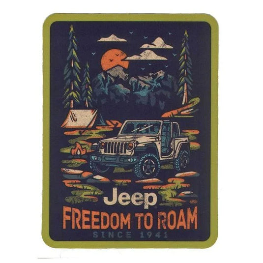 Jeep Merchandise Jeep Freedom to Roam Sticker