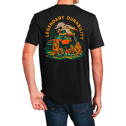 Jeep Merchandise Mens Jeep Sasquatch T-Shirt in Black