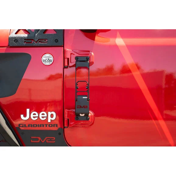 Load image into Gallery viewer, DV8 Offroad STJL-04 Hinge Mounted Steps for 07-24 Jeep Wrangler JK, JL &amp; Gladiator JT
