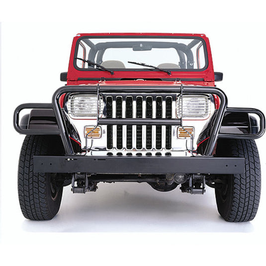 Rugged Ridge 11510.01 Front Euro Guard in Black for 87-06 Jeep Wrangler YJ, TJ