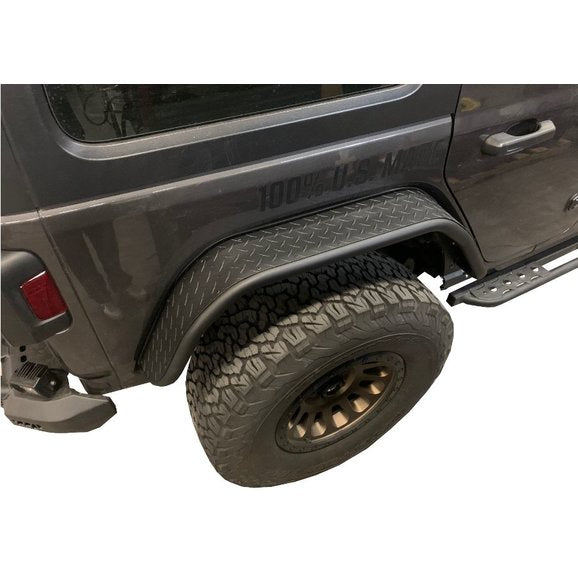 Load image into Gallery viewer, Warrior Products Tube Fender Flares for 18-24 Jeep Wrangler JL
