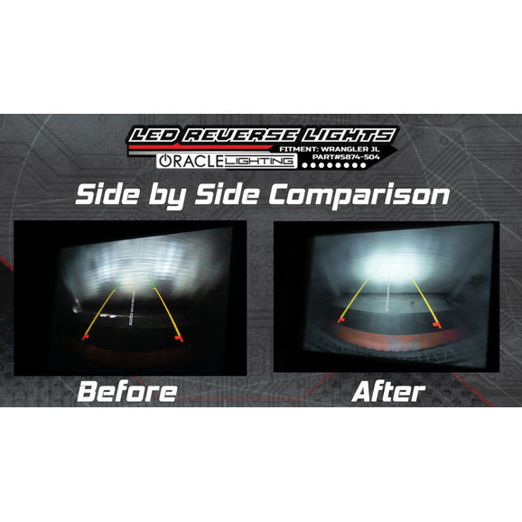 Load image into Gallery viewer, Oracle Lighting 5874-504 Rear Bumper LED Reverse Lights for 18-22 Jeep Wrangler JL
