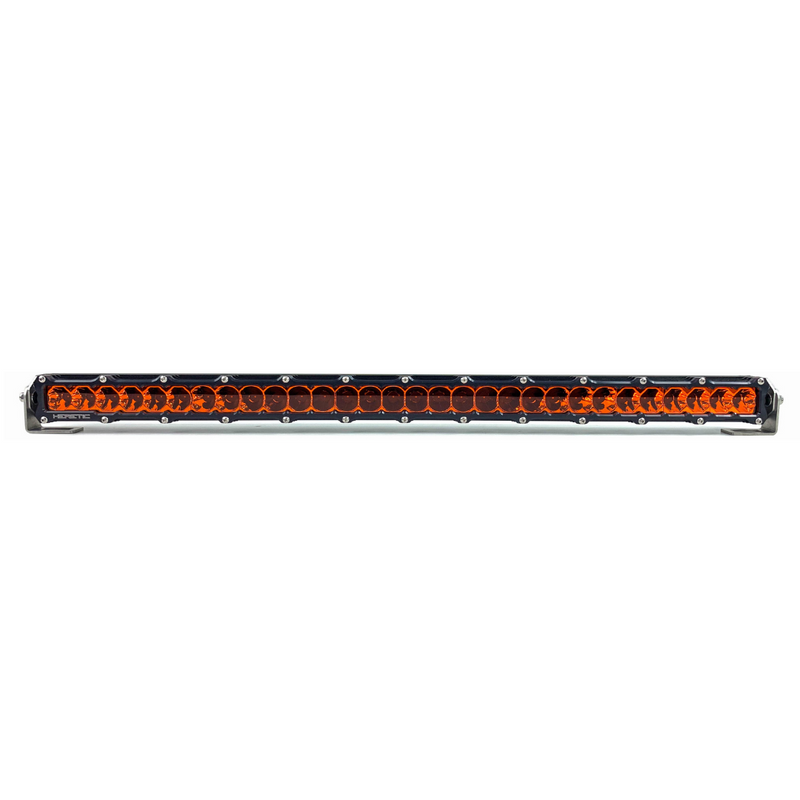 Load image into Gallery viewer, studio picture of a 30 inch Amber led light bar
