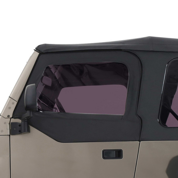 King 4WD Premium Upper Door Skins Black Diamond Passenger & Driver Side Jeep Wrangler TJ 1997-2006