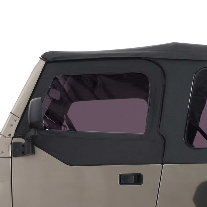 Load image into Gallery viewer, King 4WD Premium Upper Door Skins Black Diamond Passenger &amp; Driver Side Jeep Wrangler TJ 1997-2006
