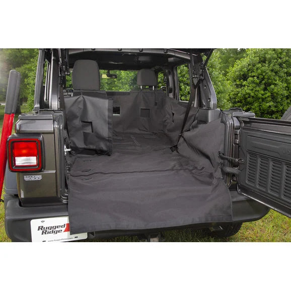 Load image into Gallery viewer, Rugged Ridge 13260.13 C3 Rear Cargo Cover for 18-24 Jeep Wrangler JL Unlimited
