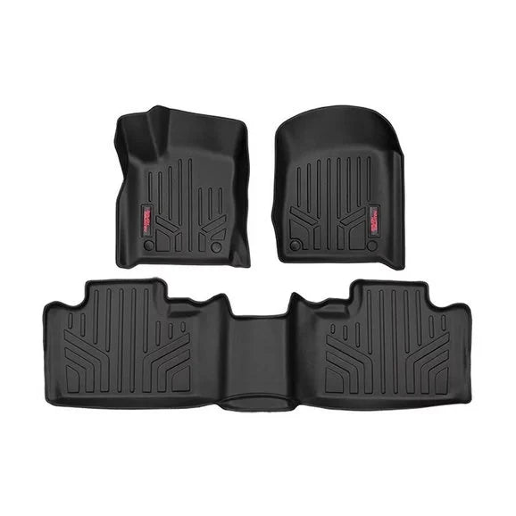 Load image into Gallery viewer, Rough Country Front &amp; Rear Heavy Duty Fitted Floor Mats for 13-21 Jeep Grand Cherokee WK2
