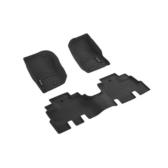 Quadratec DigitalFit Front and Rear Liners by WeatherTech for 14-18 Jeep Wrangler Unlimited JK