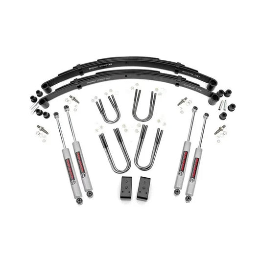 Rough Country 3in Suspension Lift Kit for 74-90 Jeep J-Series Pickup & Full-Size SJ