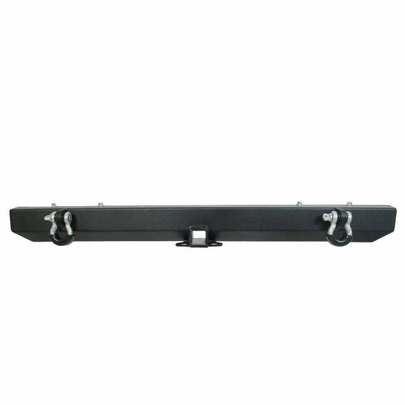 Load image into Gallery viewer, Paramount Automotive 51-0008 Body Width Classic Rear Bumper for 87-06 Jeep Wrangler YJ &amp; TJ
