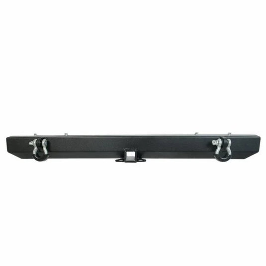 Paramount Automotive 51-0008 Body Width Classic Rear Bumper for 87-06 Jeep Wrangler YJ & TJ