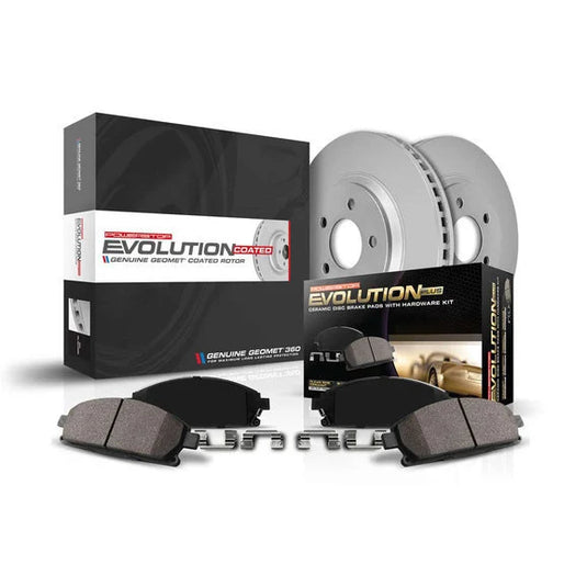 Power Stop Rear Z17 Evolution Geomet Coated Brake Kit for 15-20 Jeep Renegade BU